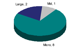 EMS Provider Q1 2010 M&A by size EMS Provider Q1 2010 M&A by size