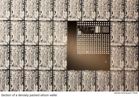 Silicon wafer - semiconductors